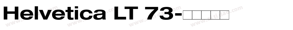 Helvetica LT 73字体转换